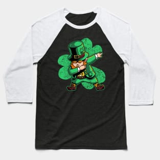 Dabechaun Leprechaun Dabbing St Patricks Day Green Shirt Baseball T-Shirt